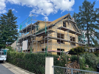 der Rohbau ist fertig